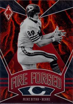 2020 Panini Phoenix - Fire Forged Red #1 Mike Ditka Front