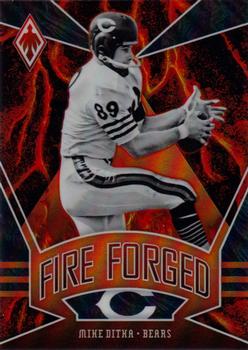 2020 Panini Phoenix - Fire Forged Orange #1 Mike Ditka Front