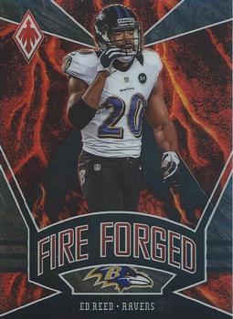 2020 Panini Phoenix - Fire Forged Black #2 Ed Reed Front