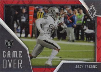 2020 Panini Phoenix - Game Over Red #11 Josh Jacobs Front