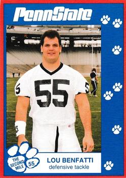1993 Penn State Nittany Lions #NNO Lou Benfatti Front