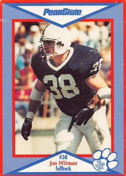 1994 Penn State Nittany Lions #NNO Jon Witman Front