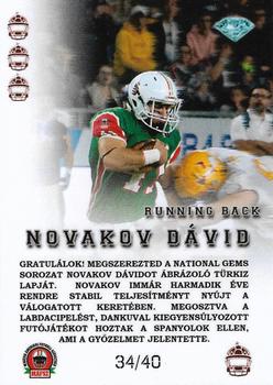 2019 HFN Huddle - National Gems #16 Novakov Dávid Back