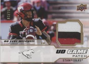 2020 Upper Deck CFL - Game Jersey Patch #GJ-BM Bo Levi Mitchell Front