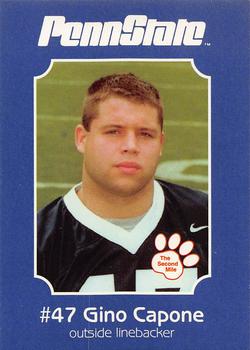 2001 Penn State Nittany Lions #NNO Gino Capone Front