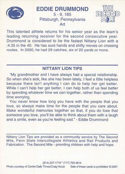 2001 Penn State Nittany Lions #NNO Eddie Drummond Back