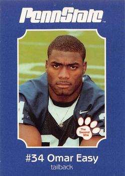 2001 Penn State Nittany Lions #NNO Omar Easy Front