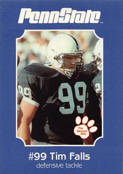 2001 Penn State Nittany Lions #NNO Tim Falls Front