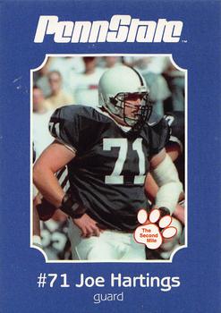 2001 Penn State Nittany Lions #NNO Joe Hartings Front