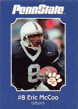 2001 Penn State Nittany Lions #NNO Eric McCoo Front