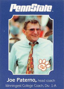 2001 Penn State Nittany Lions #NNO Joe Paterno Front