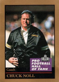 1993 Enor Pro Football HOF #NNO Chuck Noll Front