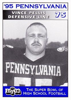 1995 Big 33 Pennsylvania High School #NNO Vince Pellis Front