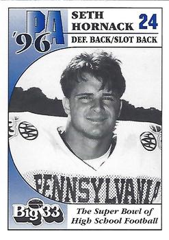 1996 Big 33 Pennsylvania High School #NNO Seth Hornacek Front