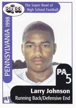 1998 Big 33 Pennsylvania High School #NNO Larry Johnson Front