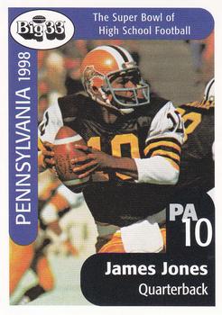 1998 Big 33 Pennsylvania High School #NNO James Jones Front