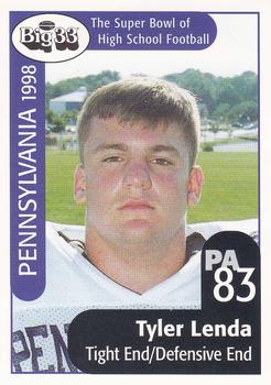 1998 Big 33 Pennsylvania High School #NNO Tyler Lenda Front