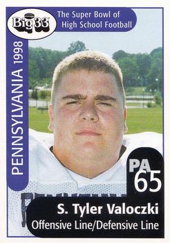 1998 Big 33 Pennsylvania High School #NNO Tyler Valoczki Front