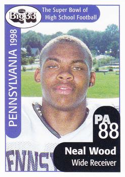 1998 Big 33 Pennsylvania High School #NNO Neal Wood Front