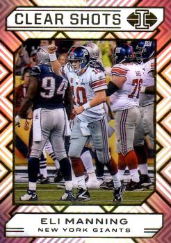 2020 Panini Illusions - Clear Shots #14 Eli Manning Front