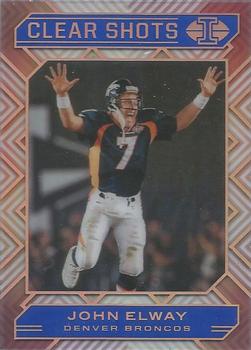 2020 Panini Illusions - Clear Shots Sapphire #15 John Elway Front