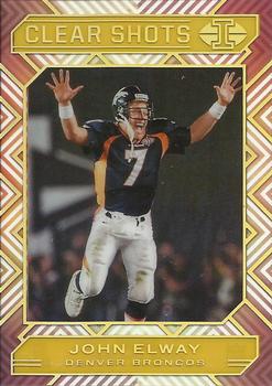2020 Panini Illusions - Clear Shots Gold #15 John Elway Front