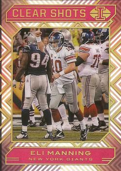 2020 Panini Illusions - Clear Shots Pink #14 Eli Manning Front