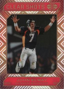 2020 Panini Illusions - Clear Shots Pink #15 John Elway Front