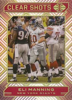 2020 Panini Illusions - Clear Shots Red #14 Eli Manning Front
