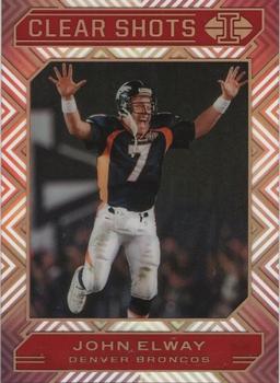 2020 Panini Illusions - Clear Shots Red #15 John Elway Front