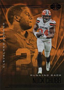 2020 Panini Illusions - Trophy Collection Orange #56 Nick Chubb Front