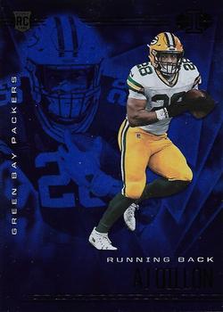2020 Panini Illusions - Trophy Collection Sapphire #26 AJ Dillon Front