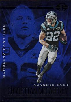 2020 Panini Illusions - Trophy Collection Sapphire #55 Christian McCaffrey Front