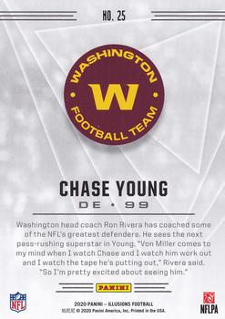 2020 Panini Illusions - Retail #25 Chase Young Back