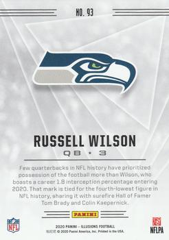 2020 Panini Illusions - Retail #93 Russell Wilson Back