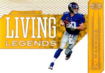 2020 Panini Illusions - Living Legends Gold #LL20 Eli Manning Front