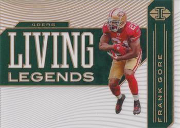 2020 Panini Illusions - Living Legends Green #LL9 Frank Gore Front