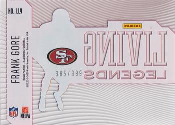 2020 Panini Illusions - Living Legends Pink #LL9 Frank Gore Back