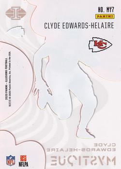 2020 Panini Illusions - Mystique Orange #MY7 Clyde Edwards-Helaire Back