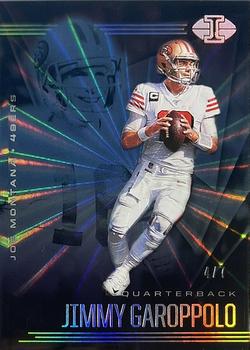 2020 Panini Illusions - Trophy Collection Division #89 Joe Montana / Jimmy Garoppolo Front