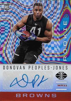 2020 Panini Illusions - Rookie Signs Orange #RS33 Donovan Peoples-Jones Front