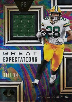 2020 Panini Illusions - Great Expectations #GE22 AJ Dillon Front