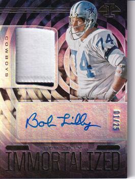 2020 Panini Illusions - Immortalized Jersey Autographs Gold #IJ-BLI Bob Lilly Front