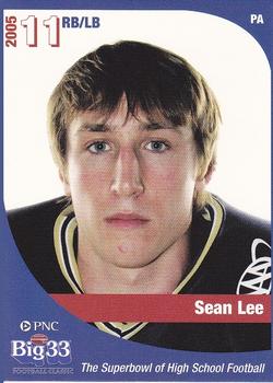 2005 Big 33 Pennsylvania High School #NNO Sean Lee Front