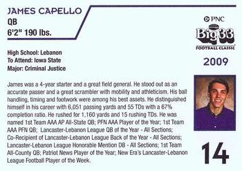 2009 Big 33 Pennsylvania High School #NNO James Capello Back