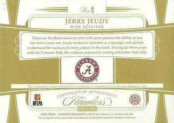 2020 Panini Flawless Collegiate - Rookie Dual Patches Emerald #9 Jerry Jeudy Back