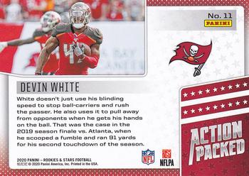 2020 Panini Rookies & Stars - Action Packed #11 Devin White Back