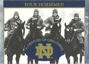 1999 Coca-Cola/Meijer Notre Dame: A Century of Greatness #8 1924: Grantland Rice christens Four Horsemen after 13-7 win over Army Front