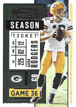 2020 Panini Contenders #1 Aaron Rodgers Front