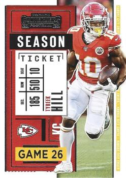2020 Panini Contenders #3 Tyreek Hill Front